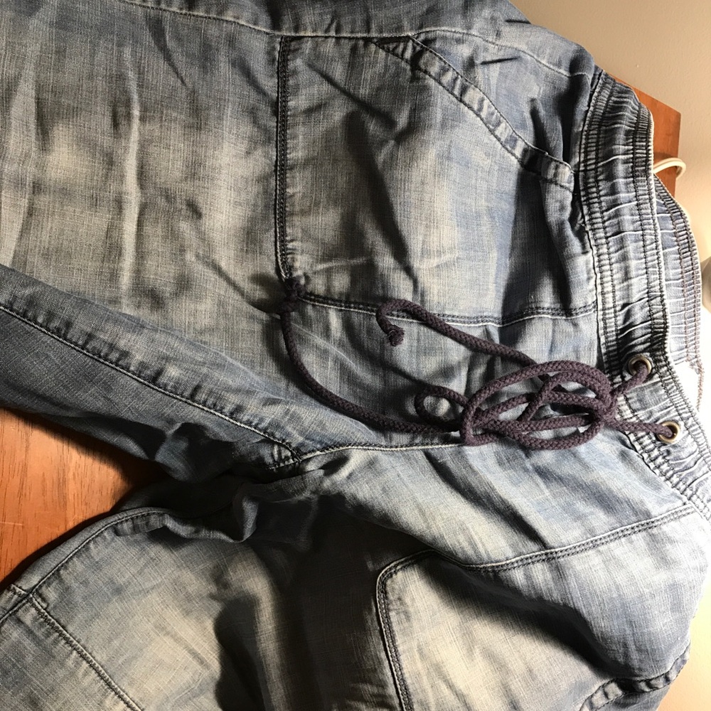 Loft denim joggers